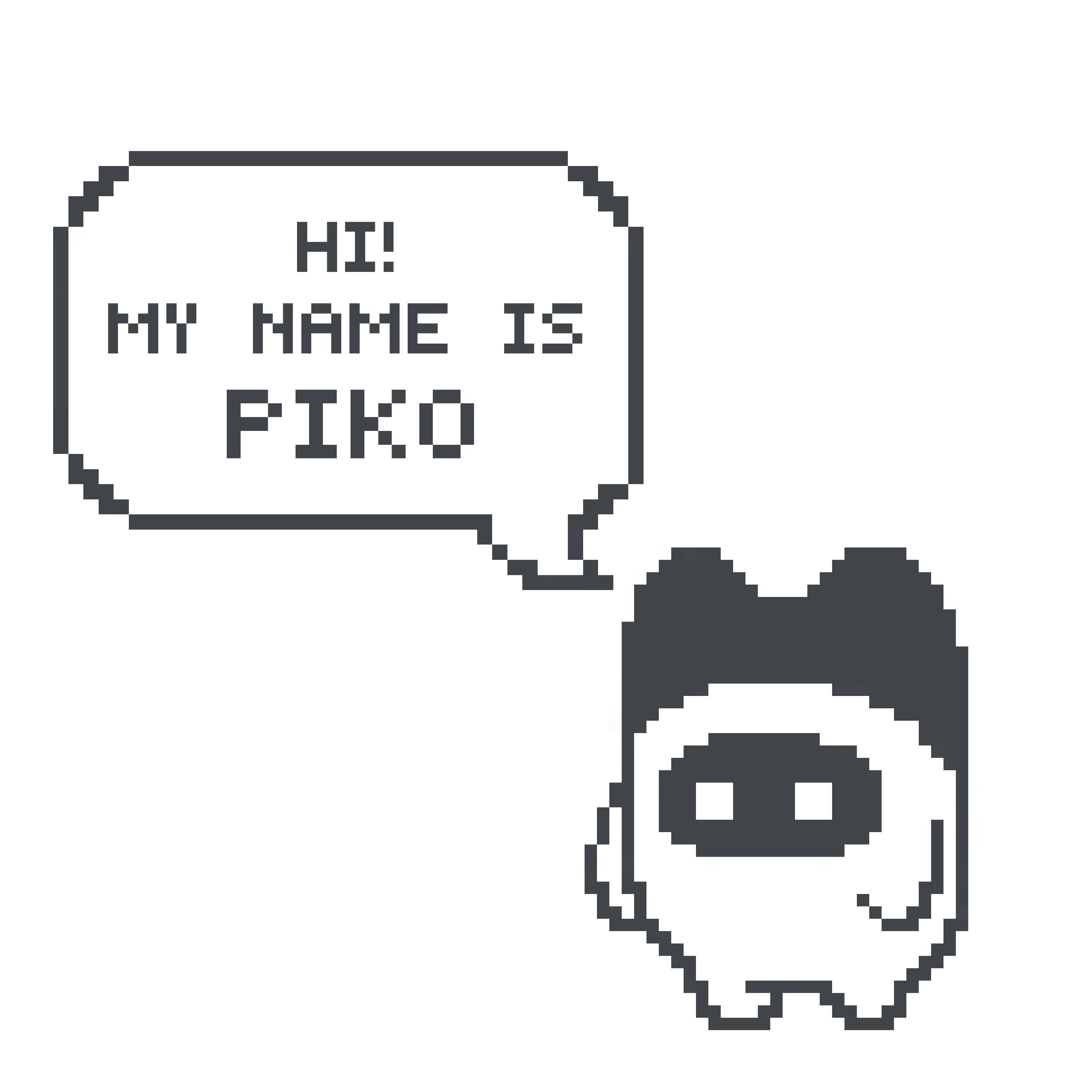 PIKO's little walk cycle, waving hello